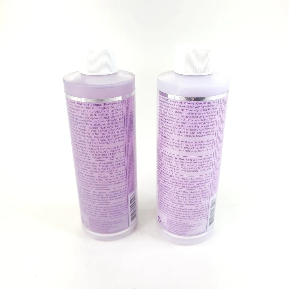 Nick Chavez Advanced Volume Shampoo and Conditioner w/ Expansion Technology 8 oz